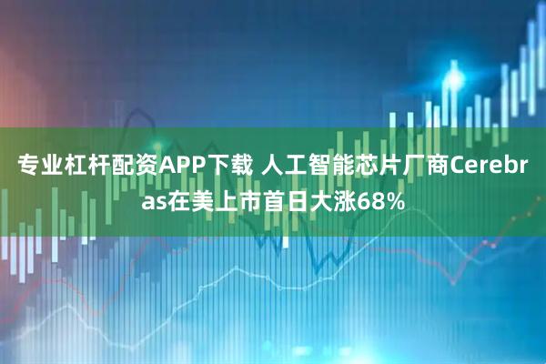 专业杠杆配资APP下载 人工智能芯片厂商Cerebras在美上市首日大涨68%